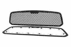 Ram 1500 Classic Mesh Grille - Rough Country - Mesh Pattern - Black - '19-'23